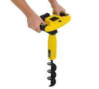 Cordless Earth Auger Electric Post Hole Digger, 350W Hole Digging Tool with 11.8x3 inch Drill Bit, Battery Powered, Reverse Function, Ideal for Small Garden Tree Planting