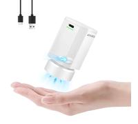 Cordless Electric Air Pump for Space Saver Bags - Portable Rechargeable Seal Pump for Compression Clothes, Blanket, Luggage (White)