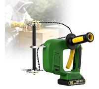 Cordless Electric Be-e Shaker, B-ee Remover, 9-Speed 600-2000bpm Safe Vibration Mimics Natural Be-e Movement, Reduces Sting Risk & Stress, 2000mah Battery 2000 Frames/Charge(Green,2 Battery)
