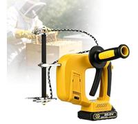 Cordless Electric Be-e Shaker, B-ee Remover, 9-Speed 600-2000bpm Safe Vibration Mimics Natural Be-e Movement, Reduces Sting Risk & Stress, 2000mah Battery 2000 Frames/Charge(Yellow,2 Battery)