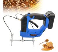 Cordless Electric Bee Remover, 4 Speeds Adjustable Handheld Honey Shaking Machine for Beehive Frame, Bee Farm Beekeeping Tool (2 Batteries)