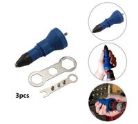 Cordless Electric Blind Rivet Pop Nut Gun Drill Adapter Riveting Insert Tool Set
