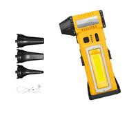 Cordless Electric Blower Featuring Bright Lamp Type C Charging Ideal for Garage Patio Multifunctional Blower