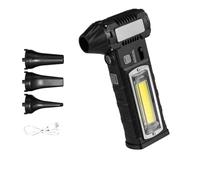 Cordless Electric Blower Featuring Bright Lamp Type C Charging Ideal for Garage Patio Multifunctional Blower