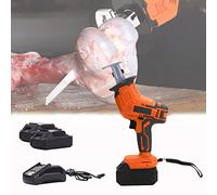 Cordless Electric Bone Saw - Handheld Butcher Cutting Machine with Rechargeable Battery for Meat, Fish, Pork, and Ribs - Professional Meat Cutter