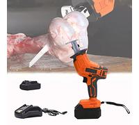 Cordless Electric Bone Saw - Handheld Multifunctional Machine for Professional Butchers - Ideal for Cutting Frozen Meat, Pork, Fish, and Ribs