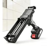 Cordless Electric Double-Tube Adhesive Gun with Automatic Glue Return and Adjustable Speeds for Filling and Sealing Applications