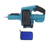 Cordless Electric Drain Auger Power Hair Removal Tool Auto Feed Plumbing Snake for Sewer Bathroom 3/4in-2in Pipe (Blue)