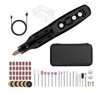 Cordless Electric Drill Grinder 3.7V 16000rpm Rechargeable Engraving Woodworking 5 Speed Rotary Tool Engraver Crafting Electric Polishing Kit