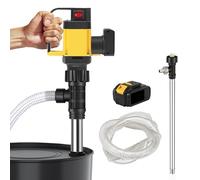 Cordless Electric Drum Oil Pump, 1000W, 7m Lift, 12000r/Min Speed, Portable Fuel Transfer Pump, 3-Speed Adjustable, 36V Battery & Hose, for Diesel and Non-Corrosive Liquids