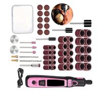 Cordless Electric Engraver Tool Set Includes 54 Attachments Adjustable Speed Portable Design for Jewelry Craft Projects Complete Engraving Tool Set with Accessories