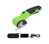 Cordless Electric Fabric Scissors with 1500mAh Battery LED Light Rechargeable Cutter for Cloth Leather Paper Cutting Craft Scissors