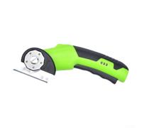 Cordless Electric Fabric Scissors With Type-c Charging For Leather Cardboard Quilting Diy Crafts Yellow Alloy Steel Rotary Kit(green)