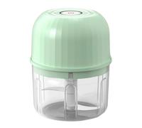 Cordless Electric Food Chopper with Clear Cup, Press Top Garlic Prep Tool, Stainless Steel Assembly, Kitchen Use Electric Garlic Chopper Cordless Food Processor Press Top Control Clear Cup Kitchen