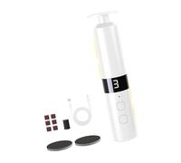 Cordless Electric Foot Scrubber with Two Way Rotation Design and Adjustable Speeds for Home Pedicure LCD Display Foot Care