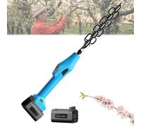 Cordless Electric Fruit Tree Flower Bud Cutter, Dual Battery, 4 Variable Speed Control, Forward/Reverse for Home Orchard Peach/Plum/Cherry Blossom Pruning Tool