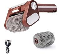 Cordless Electric Grill Cleaner with LED, 350 RPM Bristle-Free BBQ Brush, Rechargeable Steel Roller for Grates, Dishwasher Safe with Extra Brush Head