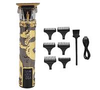 Cordless Electric Hair Clipper LED Display USB Rechargeable Professional Hair Cutting Trimmer with 6pcs Guide Combs
