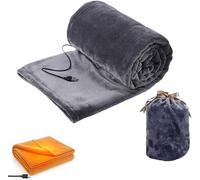 Cordless Electric Heated Blanket, USB Rechargeable Heated Blanket Portable Electric Throw, Shawl Wrap for Home, Office, Car, Camping, Travel, Soft Warming Throw Blankets