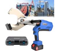 Cordless Electric Hydraulic Cable Cutter with Digital Display for Overhead Power Lines - Heavy Duty Tool for Efficient Cable Cutting