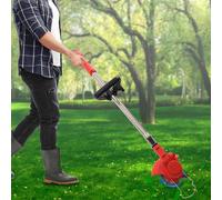 Cordless Electric Lawn Mower with 600W All-Copper Motor, Adjustable Length, Rotatable Head, Lightweight, Safety Switch, and 15-Minute Endurance