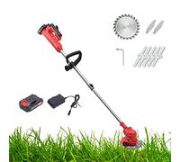 Cordless Electric Lawnmower with Mulching Feature, Foldable Design, Includes Battery & Charger, Adjustable Cutting Heights for Easy Lawn Maintenance