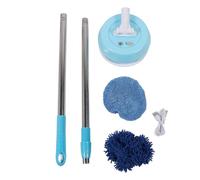 Cordless Electric Mop, Cordless Power Mop with Flexible Head and Telescoping Rod, Powerful Spinning Cleaning for Floor Window Ceiling, Includes 6Pcs Accessories for Home (Style 1)
