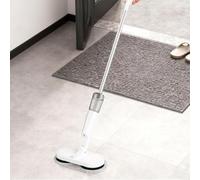 Cordless Electric Mop, Floating Mop Rechargeable with Water Tank, 4 Reusable Pads, 2.0 Ah Battery, Dual Spin Floors Mops, Lightweight Floor Scrubber Machine for Cleaning Hard Floor, Tile, Laminate