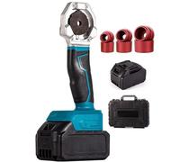 Cordless Electric Pipe Welding Machine W/ 3 Die Heads 20/25/32mm, 340°c Handheld Socket Welder, 2 * 4.0ah Battery, Fast Thermoplastic Heating Tube, for Ppr/Pe/Pp