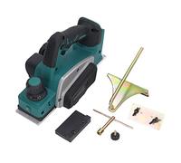 Cordless Electric Planer 18V 12000RPM Soft Grip Hand Planer with Easy Chip Removal Safety Bracket for Woodworking Carpentry Projects ABS Material 82mm Planing Width