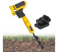 Cordless Electric Post Hole Digger with Spiral Drill Bit and Battery - Effortless Drilling for Garden Fence Installation and Planting