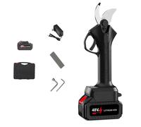 Cordless Electric Pruner with Removable Battery, 21V Power for 25mm Thick Branches, Extendable Tree Pruning Tool for Garden & Orchard