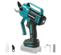 Cordless Electric Pruning Shears Compatible with Makita 18V Battery,Brushless Electric Secateurs with 40mm Cutting Diameter,Digital Display,Grinding Stone and Replacement Blades (No Battery)