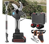 Cordless Electric Pruning Shears with Rechargeable Battery, Telescopic Pole for Professional Tree Branch Cutting, Ideal for Gardening and Landscaping Projects