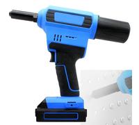 Cordless Electric Rivet Gun, Brushless Lithium-Ion Automatic Riveting Tool for Efficient Fastening, Rechargeable and Intelligent Design, Durable and Easy to Use