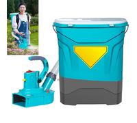 Cordless Electric Rock Salt Lawn Spreader, Adjustable Scatter Width & Variable Flow Rate for Efficient Seed, Feed, and Fertilizer Distribution