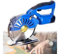 Cordless Electric Rotary Fabric Cutter, 5-Speed Adjustable with Battery Charger, Ideal for Multi-Layer Cloth, Fabric, and Leather Cutting