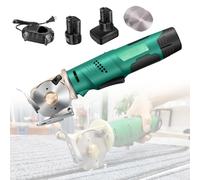 Cordless Electric Scissors - 12V Rechargeable Rotary Cutter for Fabric, Carpet, Leather, Rubber - Handheld Portable Powerful Cutter