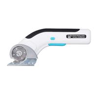 Cordless Electric Scissors, 320rpm Rechargeable Fabric Scissors with Safety Lock, Multipurpose Leather Carpet and Cardboard Cutter for Sewing Scrapbooking Crafting