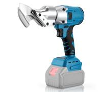 Cordless Electric Scissors, 360° Rotating Head Battery Metal Cutter | Brushless Metal Shear with LED-Light & Stepless Speed Sheet Metal Cutter for 0-3mm Plate for Makita 18V Battery (Only Tool)