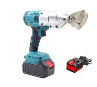 Cordless Electric Scissors, Brushless Metal Cutting Tool, 1600RPM, Torque 180N.m, 1mm/2mm Shear Thickness for Cutting Sheet, Carpet, Leather, and Metal