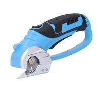Cordless Electric Scissors, Electric Mini Cutter Tool with LED Light, Safety Lock, Automatic Blade Sharpening, Ergonomic Handle, for Blanket Leather Fabric