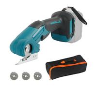 Cordless Electric Scissors for Makita 18V (No Battery) | Brushless Cardboard Box Cutter Fabric Scissor with 3 Blades, Safety Lock, Portable Rotary Cutter for Carpet Leather Plastic