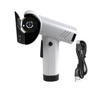 Cordless Electric Scissors - Powerful Cordless Rechargeable Tool with LED Light, Rotary Cutter for Fabric, Paper, Sewing, Home, Wire, Cable, Packaging, Leather