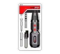 Cordless Electric Screwdriver - 4.2V Rechargeable | 3-Speed Driver | 1600mAh Type-C Power Tool, Built-In LED Work Light, Straight Handle Body, for PC Electronics Repair & Glasses Fix
