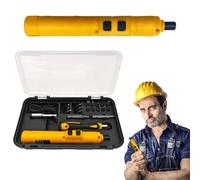 Cordless Electric Screwdriver, Rechargeable Screwdriver | Battery Operated Cordless Handle Screwdriver, Battery Powered Portable Screwdriver Electric Repair Tool Battery Operated Screwdriver for