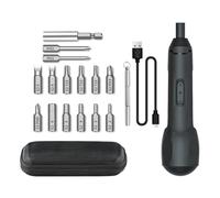 Cordless Electric Screwdriver USB C Charging Port Bits Set Rechargeable Screwdriver for Remote Car Tool Projects Tool