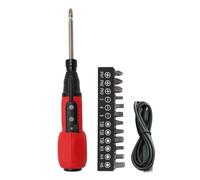 Cordless Electric Screwdriver - USB Charging Electric Screwdriver | Mini Elê Screwdrivers with Replacement Heads | Lightweight Home Installation Tool, Portable Repair Aid Electrical Screw Tool