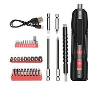 Cordless Electric screwdriverSet - Compact Rechargeable Pc screwdriverKit Ergonomic Grip | Portable Electric Drill Driver, Repair Tool for Laptop Camera Phone Eyeglasses Watch Electronics Project