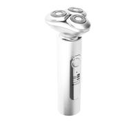 Cordless Electric Shaver with 3 Blades, LED Display, and Travel Lock Function